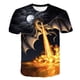 thumbnail image 1 of 2023 camisetas de llamas ropa de verano nuevas camisetas sueltas informales para niños ropa de manga corta para niños y niñas camisetas disfraces 7T Gao Jinjia LED, 1 of 2