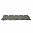 thumbnail image 2 of Floral Floor Pillow Lounger Cover, Vertical Wavy Lines of Flourishing Spring Leaves on Branch Wavy Pattern Image, Nap Mat Printed Fabric Case for 5 Pillows, 88" x 36", Black and White, by Ambesonne, 2 of 5