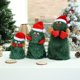 thumbnail image 3 of Árbol de Navidad eléctrico creativo giratorio bailando sombrero de Papá Noel juguete de música operado con batería muñeco de Navidad divertido regalo de decoración de fiesta, pequeño Feliz Sencillez, 3 of 5
