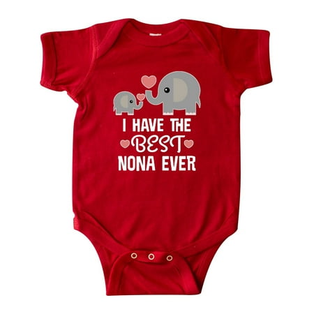Best Nona Ever Grandchild Gift Infant Creeper