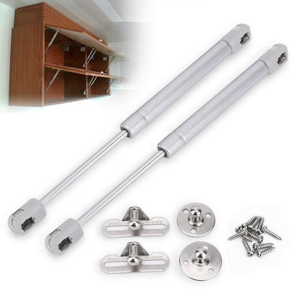 Heavy Duty Gas Struts For Soft Close, Hydraulic Gas Lift Ensures Noise Protection And Easy Installation, Ideal For Furniture Cabinet Door Stay (Set Of 2)