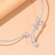 thumbnail image 5 of gargantilla collar,Gargantilla de cristal Mariposa Collar de mujer Mujer,Gargantilla dulce espumoso Collar de joyería de moda,Gargantilla abierta con colgante de mariposa creativa de, 5 of 9