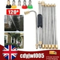 thumbnail image 1 of High-Pressure Washer Lance, Adjustable Stainless Steel Wands For Wide Application, Brass Components For Durability, 120° Curved Rod For Areas Hard To Reach, 1 of 5