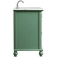 thumbnail image 6 of Elegant Decor Rhodes 42" Single Marble Top Bathroom Vanity in Vintage Mint, 6 of 16