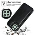 thumbnail image 2 of Feishell for Samsung Galaxy A42 5G Wallet Case with Card Holder,Double Magnetic Clasp Back Flip Kickstand Durable PU Leather Shockproof Card Slots Protective Phone Case for Women Men, Black, 2 of 8