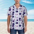 thumbnail image 2 of Fotbe Daisies Flowers Camisa Hawaiana para Hombre Unisex – Camisa Casual de Verano con Botones de Manga Corta de Algodón y Lino,Large, 2 of 7