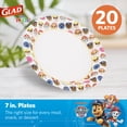 thumbnail image 6 of Glad For Kids Paw Patrol Emoji 7" Round Paper Plate 20ct, 6 of 8