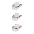 thumbnail image 1 of maskred Evolve Style Classic Cowboy Straw Hat And Durable Natural Straw Shell Hat 3Set, 1 of 6
