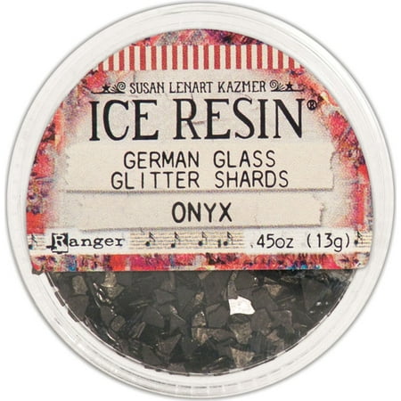 Ice Resin Glass Glitter Shards-Onyx