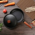 thumbnail image 2 of FUTUREORYY Nonstick Frying Pan Black Iron Grilling For Kitchen Use 1Set, 2 of 8