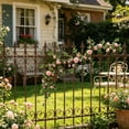 thumbnail image 4 of Guirnalda de Enredaderas de Rosas Artificiales de 180 cm con Hojas Verdes, Decoración Colgante de Flores Falsas Flexibles para Bodas, Jardines, Uso en Interiores y Exteriores, 4 of 6