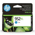 thumbnail image 1 of Cartucho de Tinta HP 952XL Cian de Alto Rendimiento para HP OfficeJet, 1 of 1