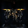 thumbnail image 4 of Skeleton table lamp night light Gothic home classic decorative light-black, 4 of 5