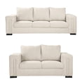 thumbnail image 1 of Sala 3-2 TRINITY Taos 2 piezas ( Sofá, Love Seat ) Crema, 1 of 8