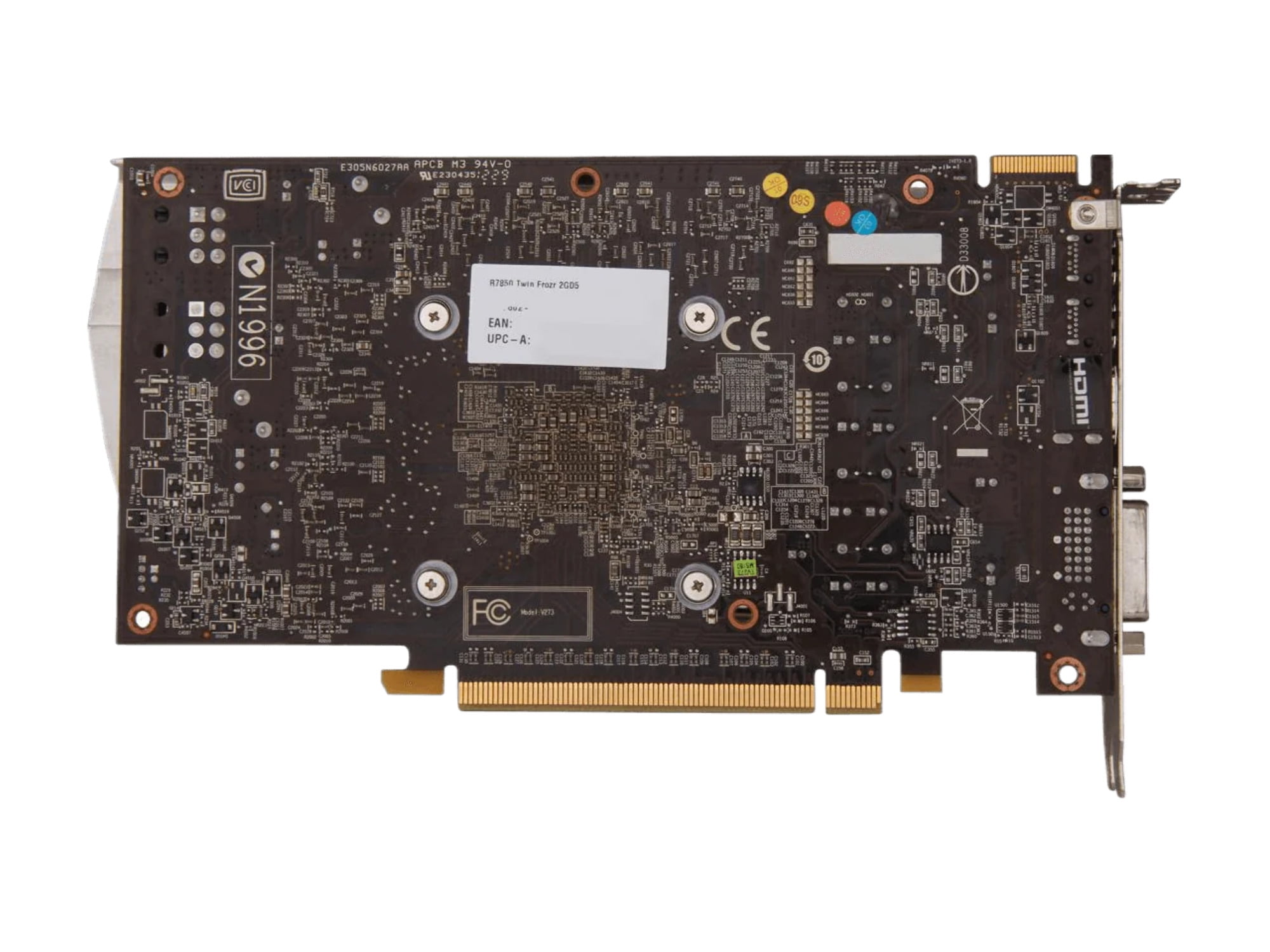 MSI R7850 Twin Frozr 2GD5/OC - Graphics card - Radeon HD 7850 - 2 GB GDDR5 - PCIe 3.0 x16 - DVI, HDMI, 2 x Mini DisplayPort