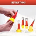 thumbnail image 3 of Clearance! Wiueurtly Drill Bit Set Integrated Rubber Nozzle Tool Kit 2025 New Various Sizes Cartridge Tips Transparent Silicone Covers Silicone Pointed Cartridge Tips One Size Multi-Color, 3 of 8