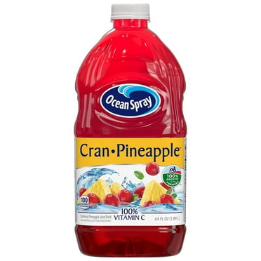 Ocean Spray Juice Drink, Cran-Pineapple, 64 Fl Oz (Pack of 32)