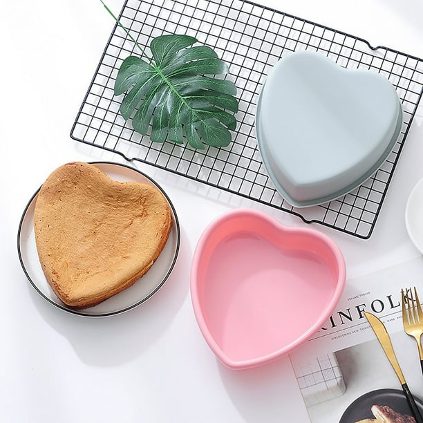 Xihbxyly Molde de Chocolate con Forma de Corazón, Diseño Flexible y Reutilizable, Fácil de Limpiar, Apto para Uso Alimentario, Apto para Microondas y Horno, Ideal para Repostería y Postres, Tamaño de