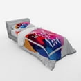 thumbnail image 2 of Ambesonne Saying Bedding Set 3 Pcs, Contemporary Theme Love Work, Twin XL, Multicolor, 2 of 2