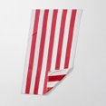 thumbnail image 1 of Serviette de plage à rayures Cabana de Mainstays, rouge, 1 of 5