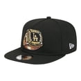 thumbnail image 3 of Men's New Era  Black Los Angeles Dodgers Ring A-Frame 9FIFTY Snapback Hat, 3 of 7