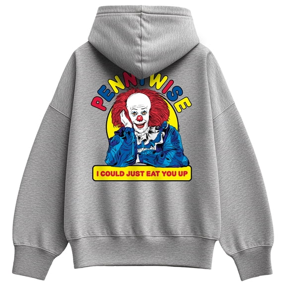 IT Movie - Pennywise Eat You Oversized Fleece Hoodie Sweatshirt
