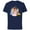 Navy, variant on Disney Princess Squad Winter Holiday Christmas Get-Together - Short Sleeve Cotton T-Shirt for Adults - Customized-Black
