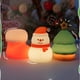 thumbnail image 5 of Bearachild Lámpara de silicona con forma de árbol o bota de Navidad con iluminación arcoíris para el hogar o la oficina, luces nocturnas de Iluminación y accesorios muñeco de nieve, 5 of 6