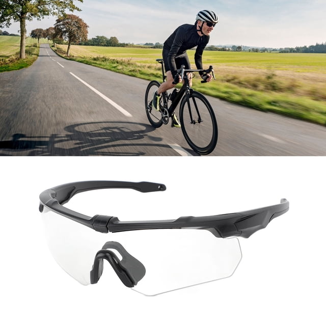 Sports Sunglasses Set, Interchangeable Lens, Windproof, Stylish for Cycling