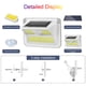 thumbnail image 4 of Luces solares para exteriores, luces solares para exteriores con sensor de movimiento, luces solares de 3 modos, luces de seguridad de pared para cercas, patios, jardines, puertas de entrada, luz sola, 4 of 9