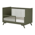 thumbnail image 2 of South Shore Milos, Mid-century Glam Crib, Crib Green, 2 of 11