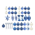 thumbnail image 4 of Juego de 40 piezas de adornos de bolas de Navidad, colgantes decorativos inastillables, decoración de de Navidad para celebración de año Macarena Bolas colgantes de árbol, 4 of 8
