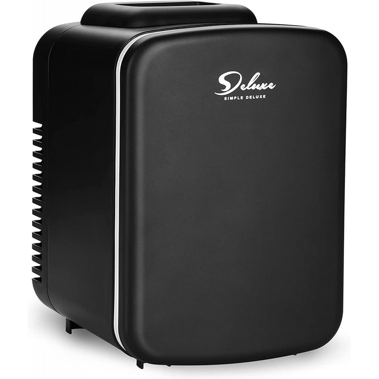  Silonn Mini Fridge, Portable Skin Care Fridge, 4 L/6 Can Cooler  and Warmer Small Refrigerator with Eco Friendly for Home, Office, Car and  College Dorm Room, Compact Refrigerator and Teal (SLRE01G1) 