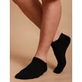 thumbnail image 2 of Latex-Free 100% Organic Cotton Ankle Socks (2 pairs /pack | Size: XL | Color: Black ), 2 of 5