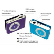 Spirastell MP3 Player,Player With Tf With Tf Slot Usb Mp3 Metal Mp3 Clip Waterproof Sport Metal Mp3Player Abody Slot And Fitness Radirus Portable Metal Mp3 Mp3 Usb Player Player Waterproof