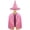 Pink, variant on Halloween Hooded Robe Cloak, Adult Witch Style Costume Cape with Hat, Long Dress Up Cloak for Masquerade Parties, Stage Performances, Costume Events and Seasonal Gatherings