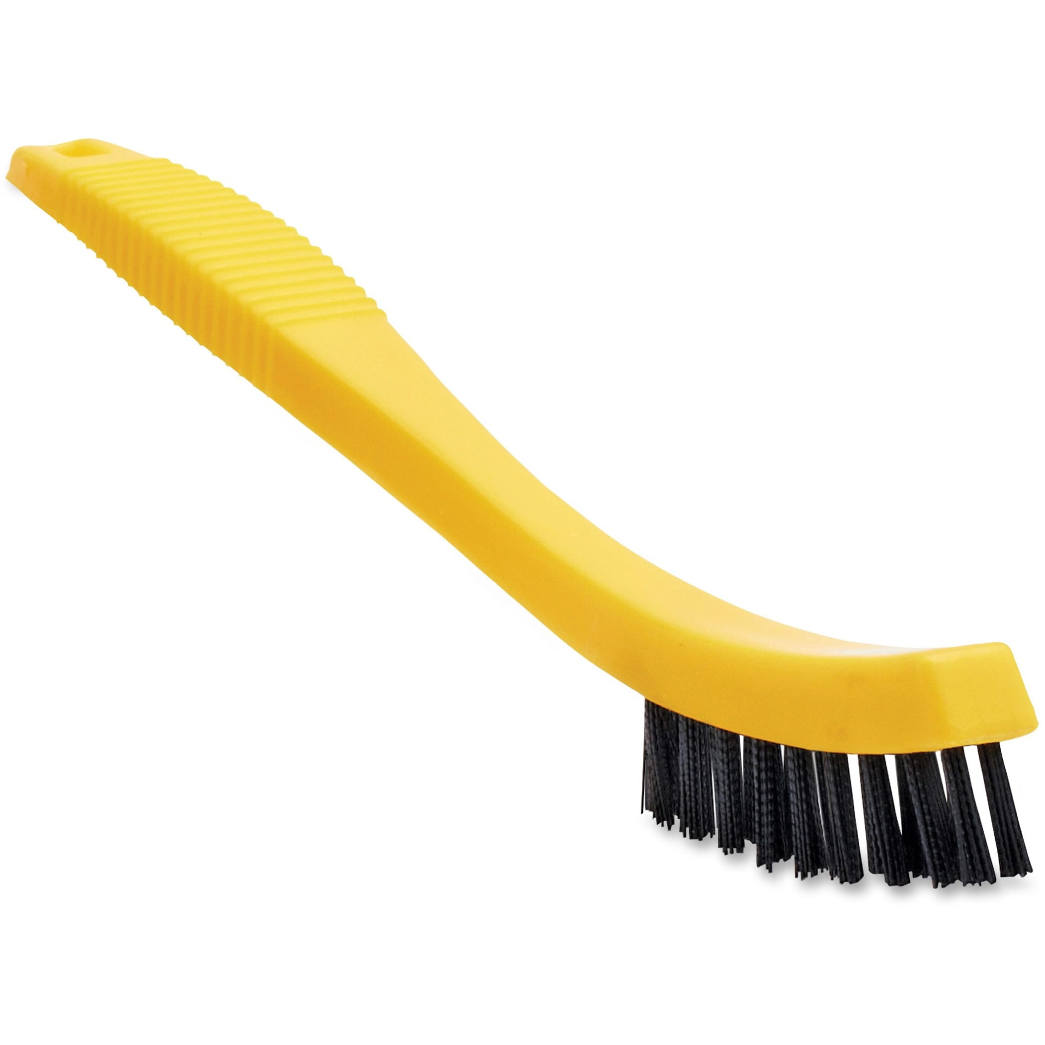 Rubbermaid Commercial, RCP9B5600BK, Tile/Grout Brush, 1 Each, Yellow