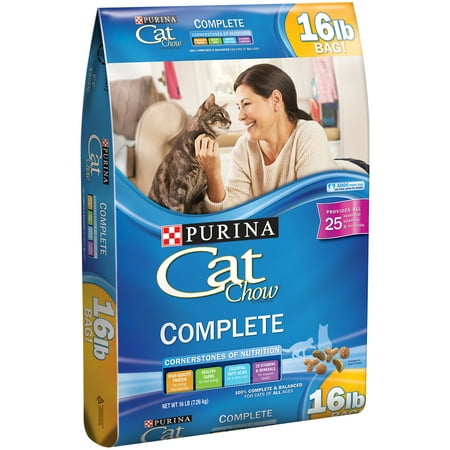Purina Cat Chow Complete Cat Food 16 lb. Bag