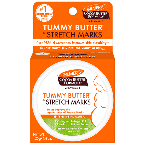 Palmer's Cocoa Butter Formula Tummy Butter for Stretch Marks before, during, and after Pregnancy, 4.4 oz.
