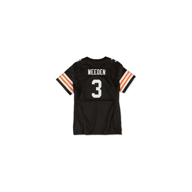 Nike Womens Cleveland Browns Weeden Jersey, Marrón, Grande