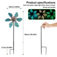thumbnail image 3 of Muyoka Spinner de viento de hierro de Metal con estaca de jardín 90CM mariposa Shpae molino de viento luminoso Spinner escultura de viento al aire libre Spinners Decoración Muyoka Hogar, 3 of 7