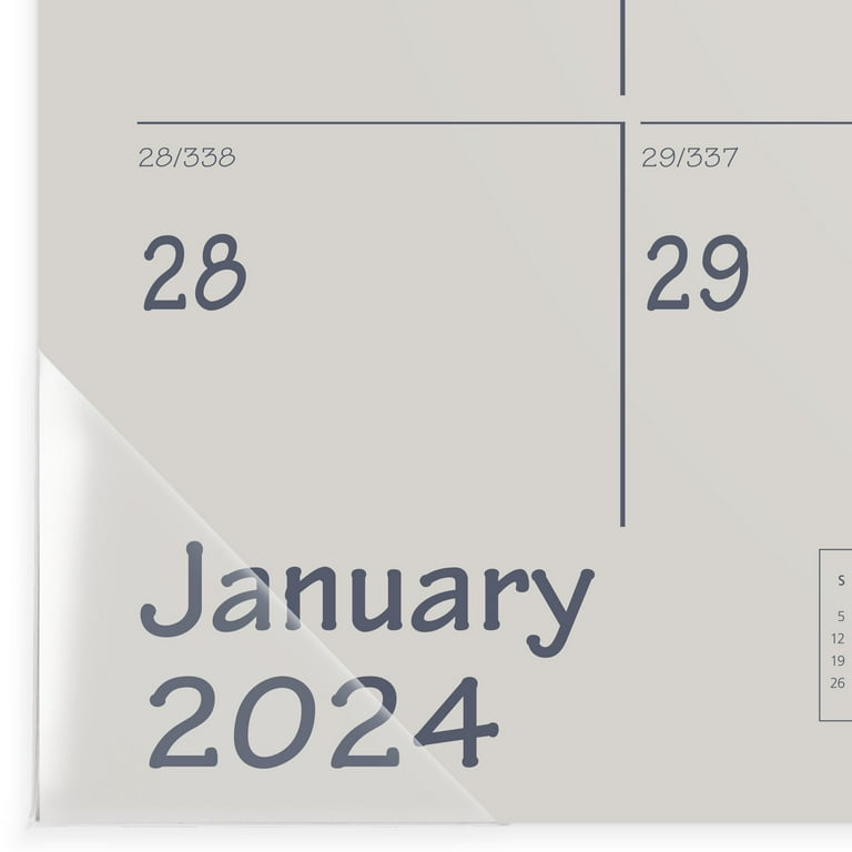 Fashion Color Desk Pad, 22 x 17, Stone/Blue Sheets, Blue Binding, Clear Corners, 12-Month (Jan to Dec): 2024 Fashion Color Desk Pad, 22 x 17, Stone/Blue Sheets, Blue Binding, Clear Corners, 12-Month (Jan to Dec): 2024