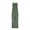thumbnail image 7 of lcziwo St Patricks Day Jumpsuits for Women Irish Festival Shamrock Graphic Overalls Casual Sleeveless Adjustable Strap Rompers with Pockets Gray XL, 7 of 7