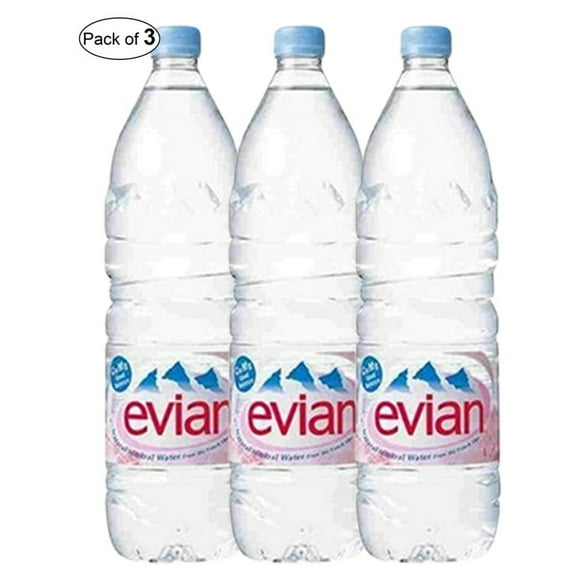 Evian Eau Minérale Naturelle - 1,5l (Lot de 3)