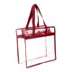 thumbnail image 4 of Bolsa de maquillaje transparente para deportes, playa, viajes de negocios y desplazamientos. Rojo, 4 of 9
