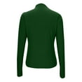thumbnail image 6 of FAIWAD Long Sleeve Tops for Women Mock Neck Slim Fitted Ribbed Knit Basic Shirts Base Layer Tee Going Out Clothes, 6 of 8