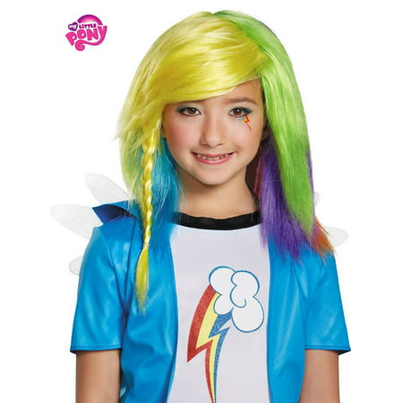 My Little Pony Rainbow Dash Childs Equestria Wig (The Best Synthetic Wigs)