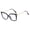 Black, variant on New Fashion TR90 Retro Women's Flat Frame Glasses Latest Trendy Square Decorative Eyeglasses