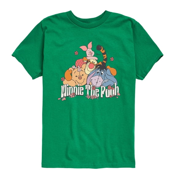 Disney - Winnie Friends - Youth Boys Short Sleeve Graphic T-Shirt