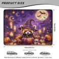 thumbnail image 7 of COEQINE Cargo Mat for SUV, All Weather Washable Car Boot Protection Stylish Dog Seat Cover Auto Interior Accessories for Halloween Decor, 29" x 39", Red Panda Witch Bat Purple, 7 of 7